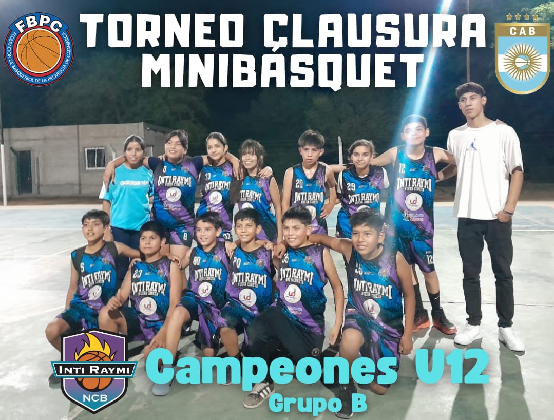 CAMPEONES DEL TORNEO CLAUSURA U12