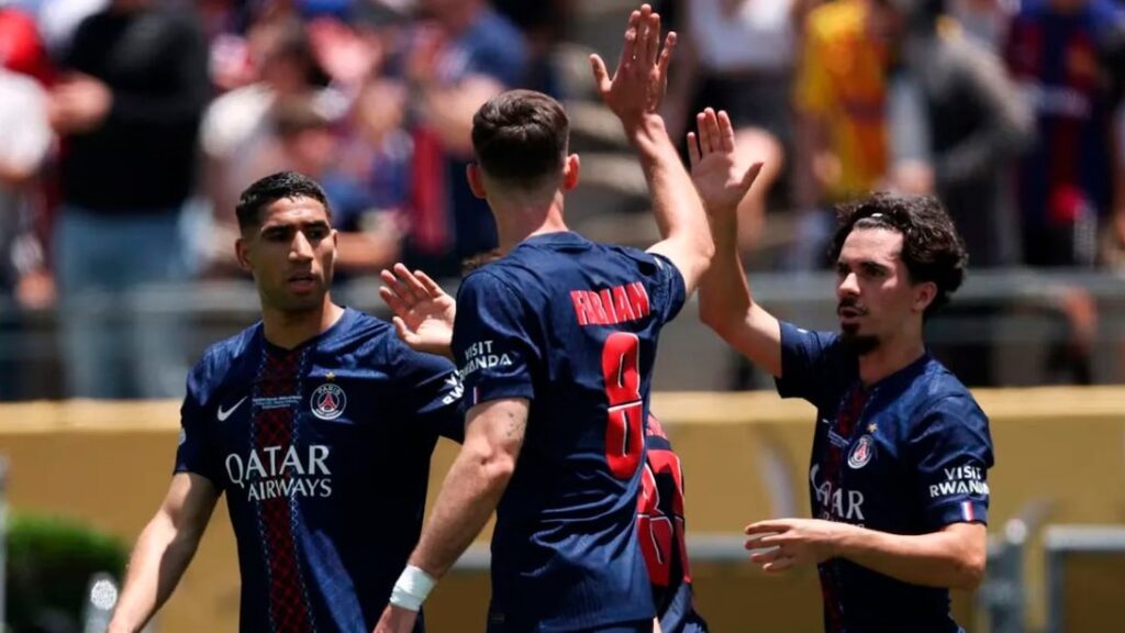 PSG goleó 4-0 al Atlético de Madrid en el Mundial de Clubes